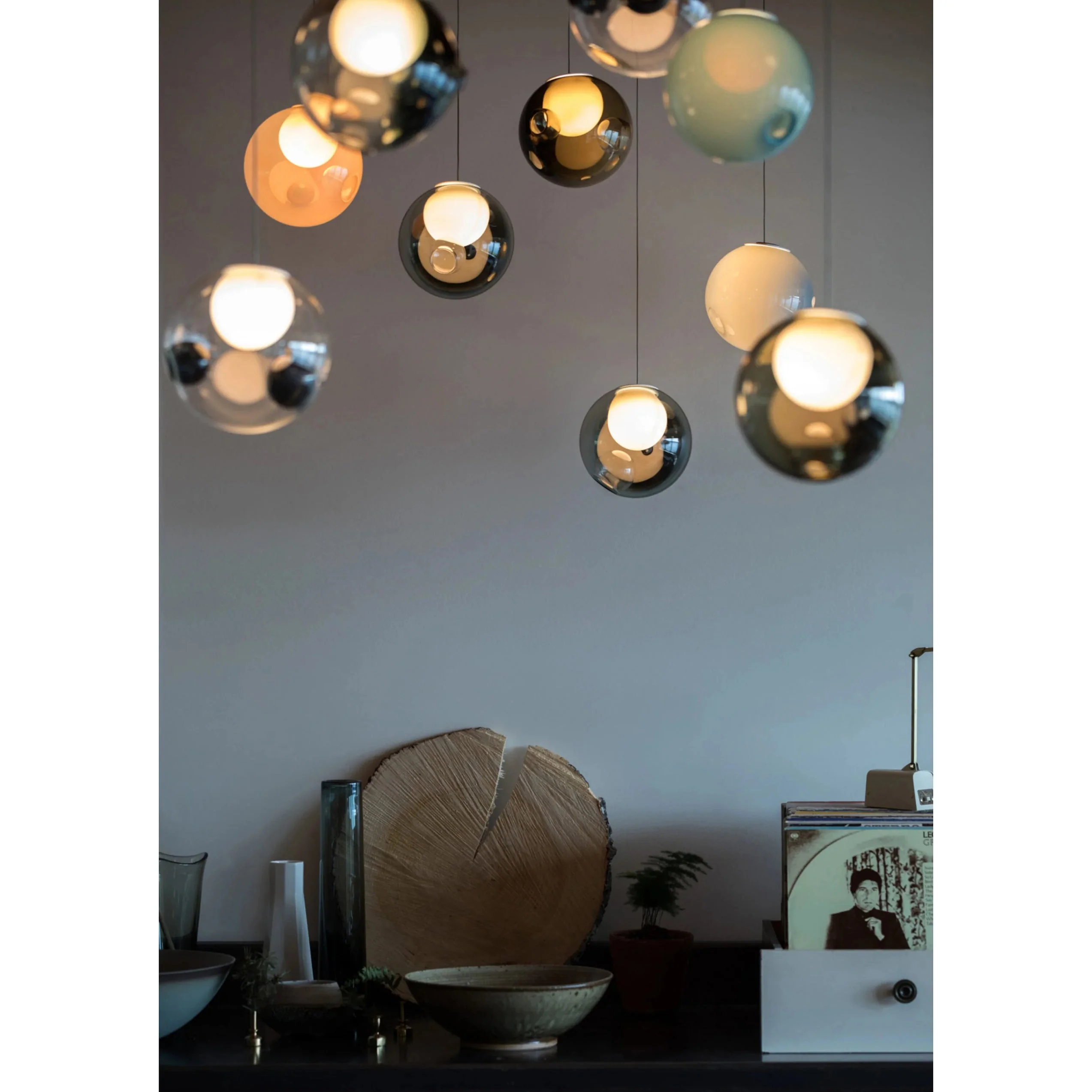 Haile Modern Glass Pendant Light - Image 17