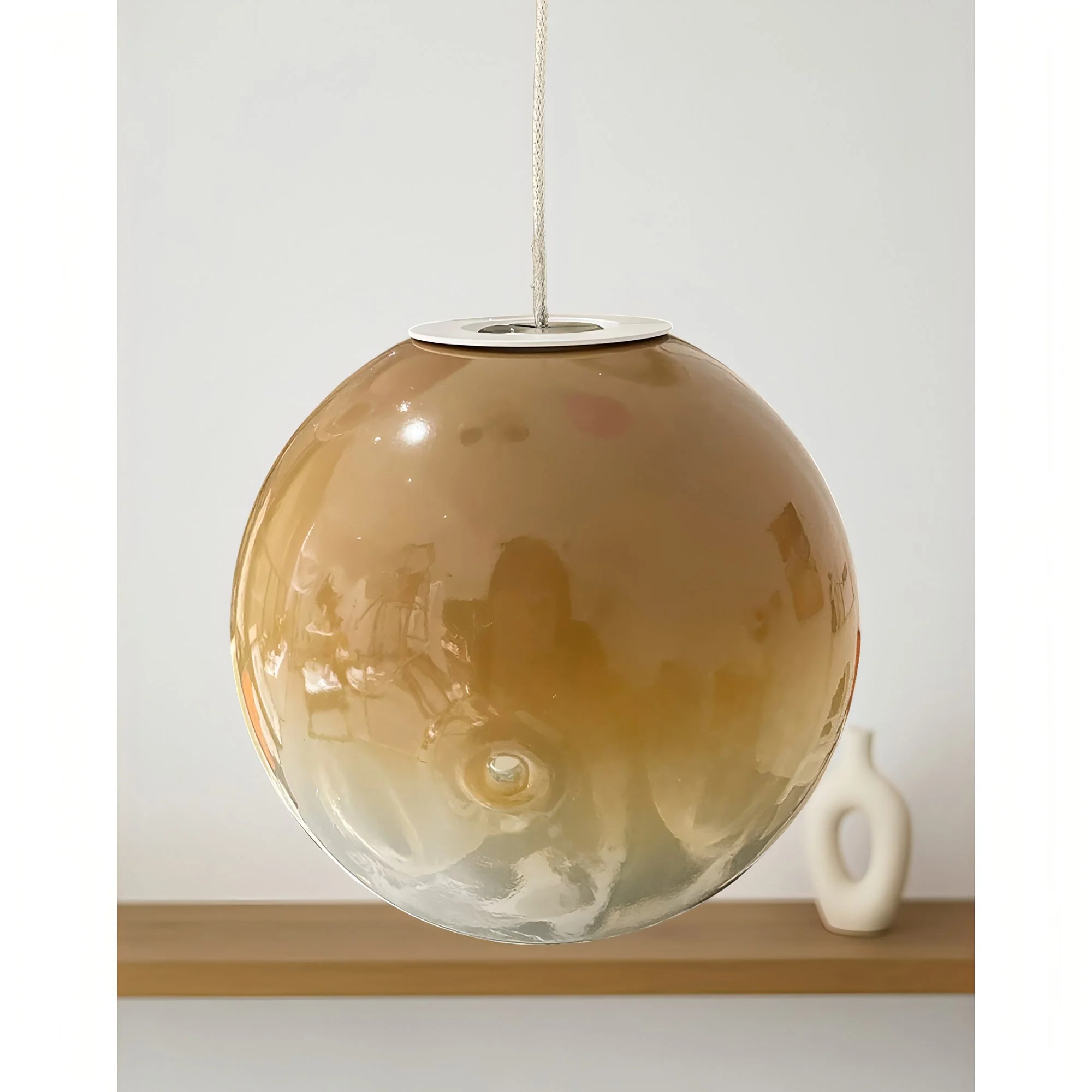 Haile Modern Glass Pendant Light - Image 19