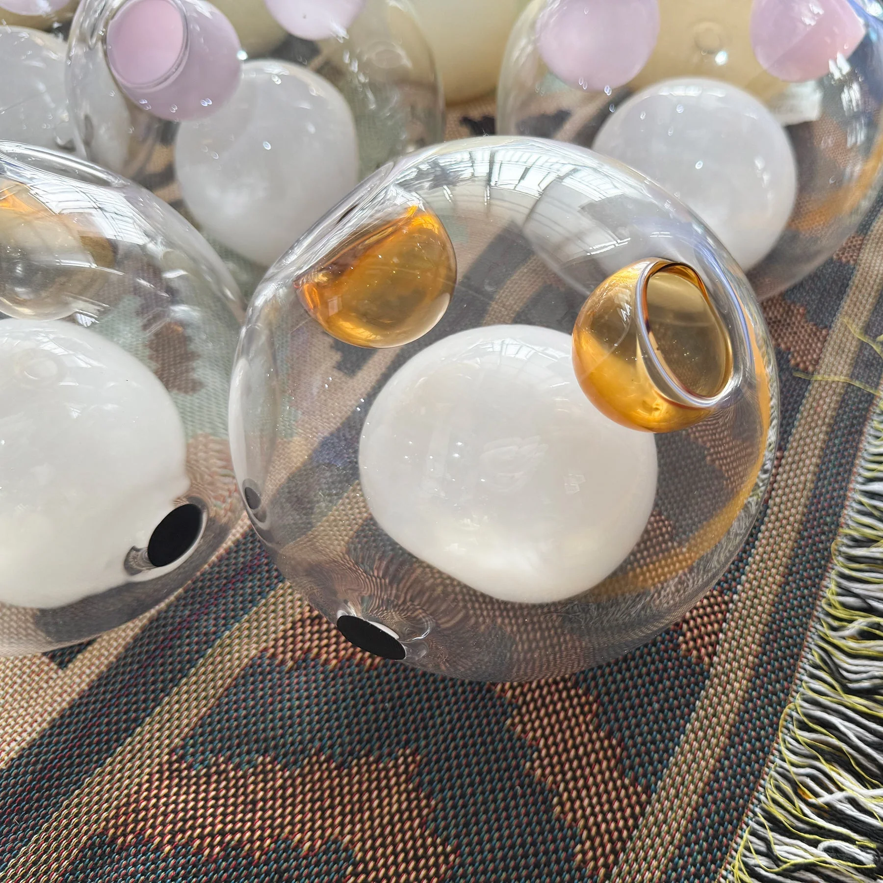 Haile Modern Glass Pendant Light - Image 37