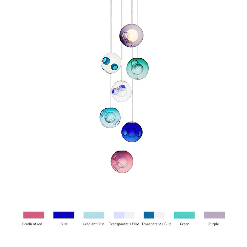 Haile Modern Glass Pendant Light - Image 76