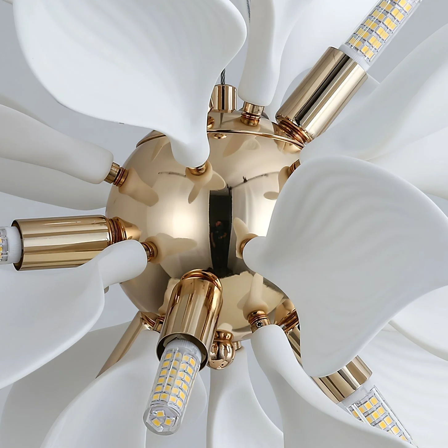 Lustra Pendant Lamp Ceramic Petals Blooming - Image 32