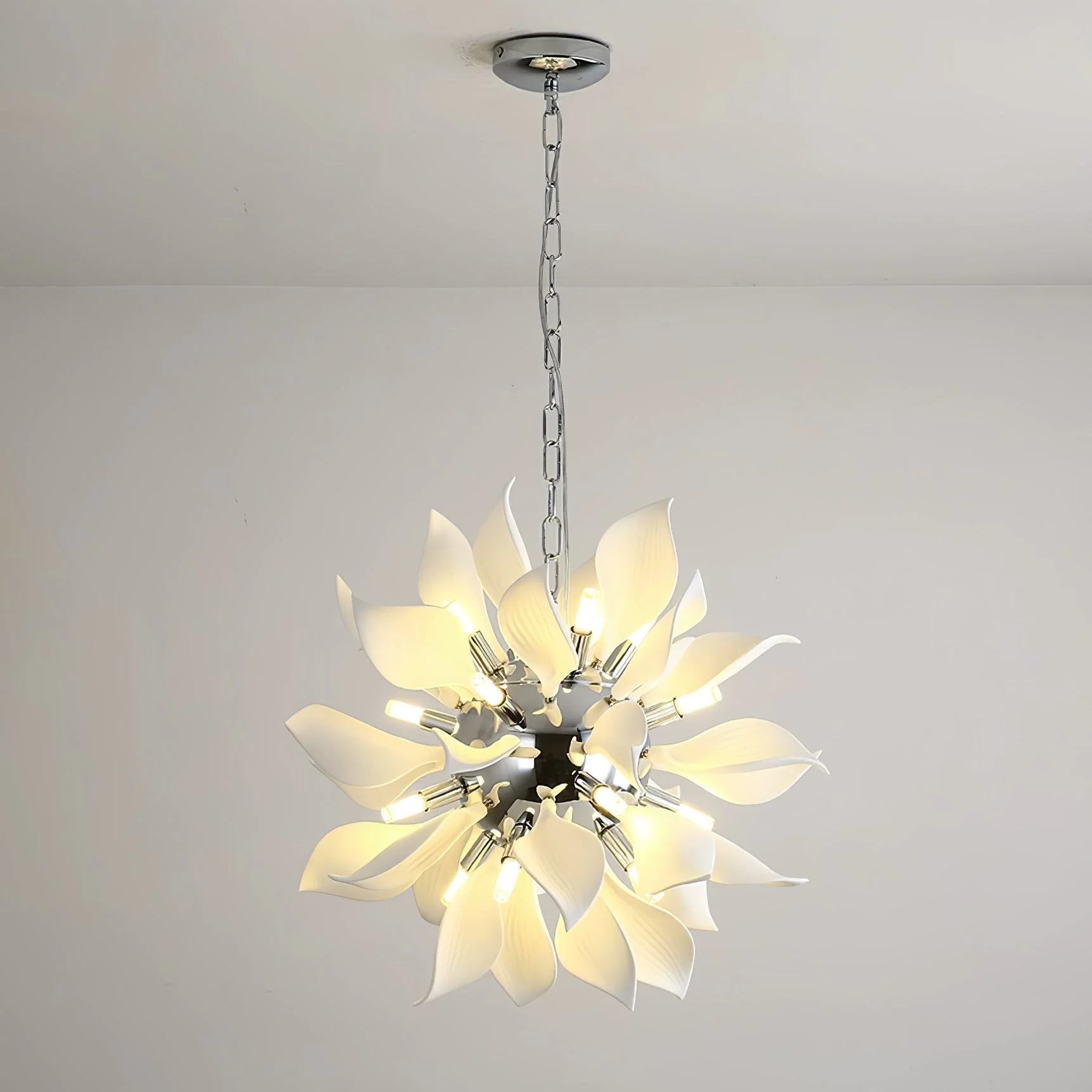 Lustra Pendant Lamp Ceramic Petals Blooming - Image 37