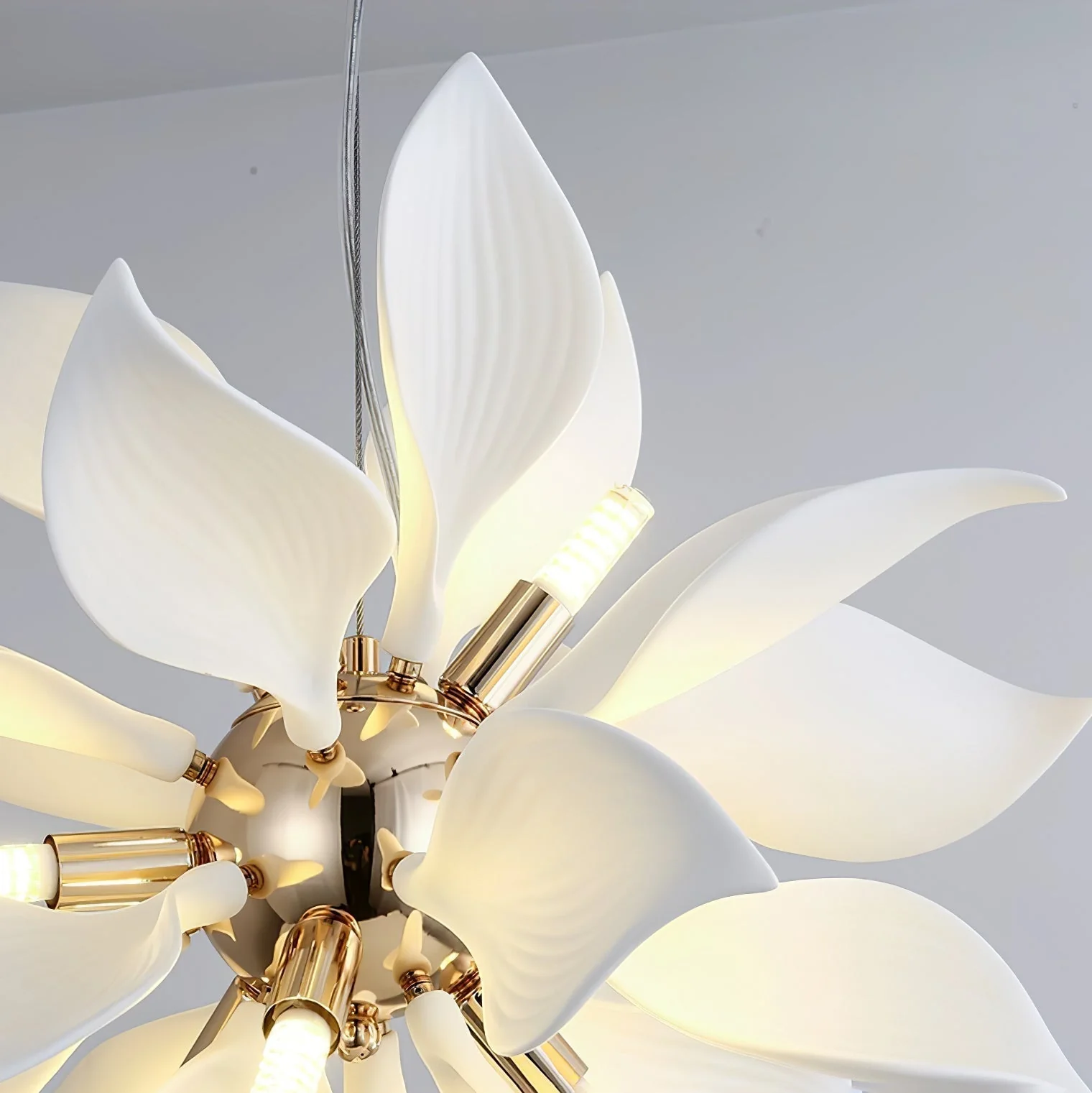 Lustra Pendant Lamp Ceramic Petals Blooming - Image 5