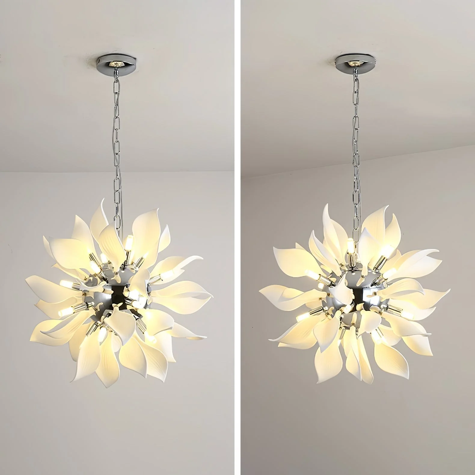 Lustra Pendant Lamp Ceramic Petals Blooming - Image 6
