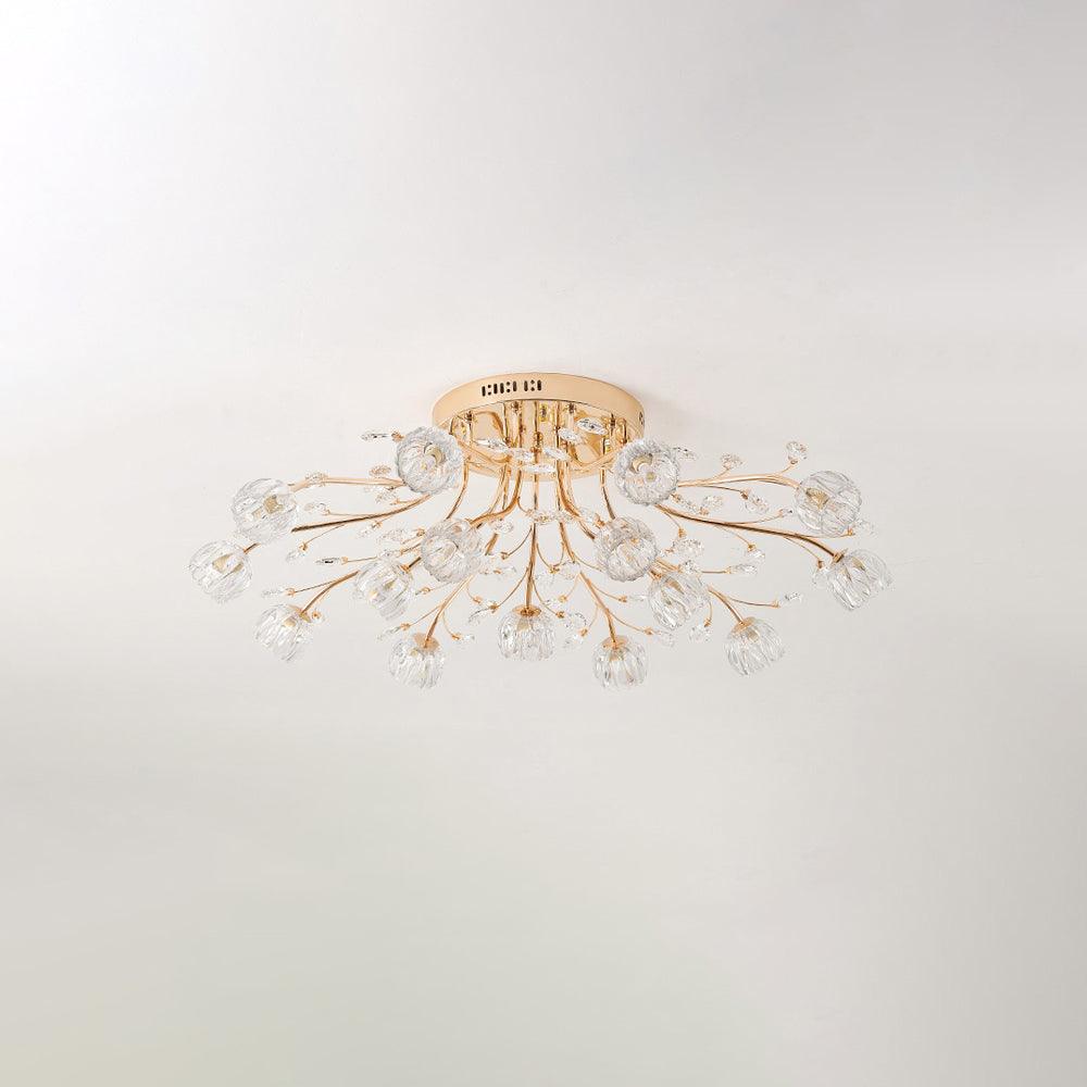 Aballs Postmodern Luxury Flower Crystal Ceiling Light - Image 26