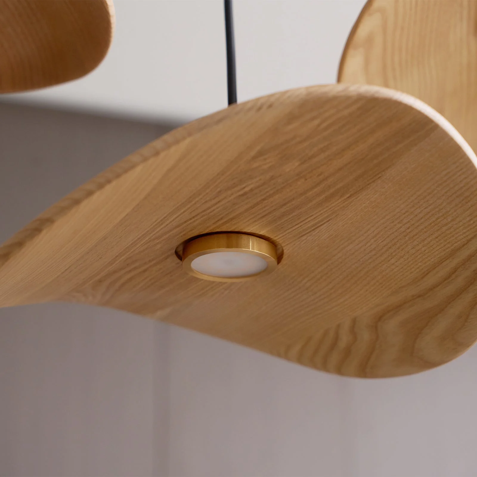 Abbott Modern Minimalist Empty Leaf Wood Chandelier - Image 46