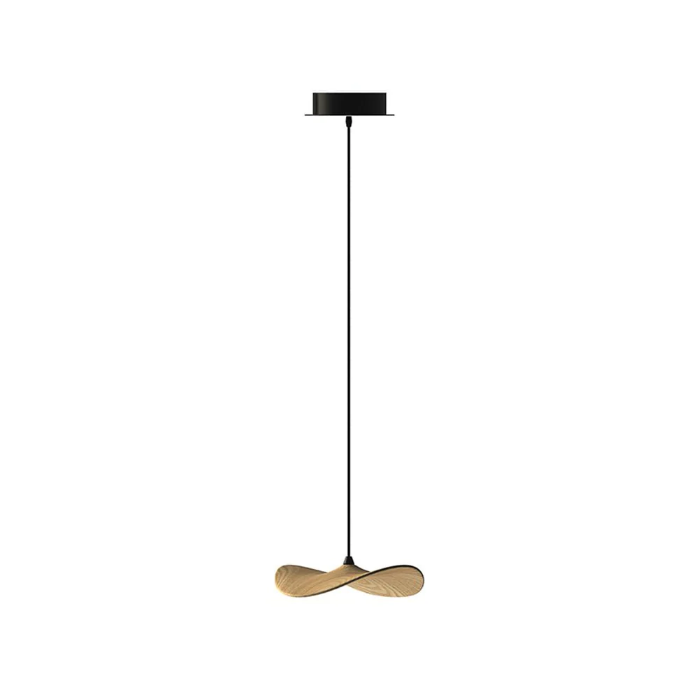 Abbott Modern Minimalist Empty Leaf Wood Chandelier - Image 57