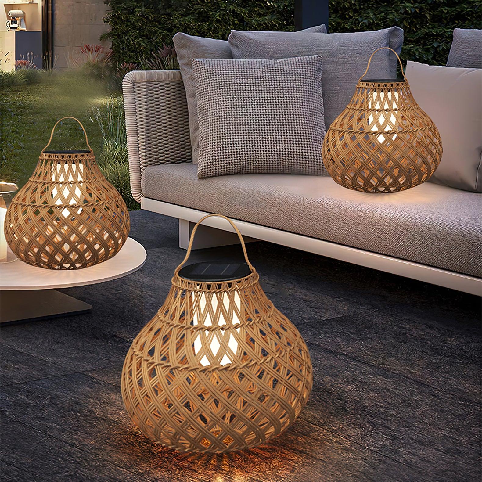 Abella Woven Sphere Lantern Outdoor Lamp - Image 34