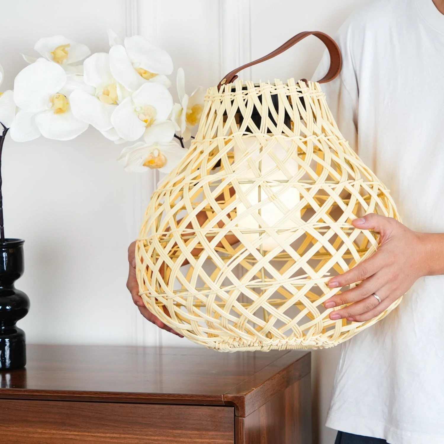 Abella Woven Sphere Lantern Outdoor Lamp - Image 49