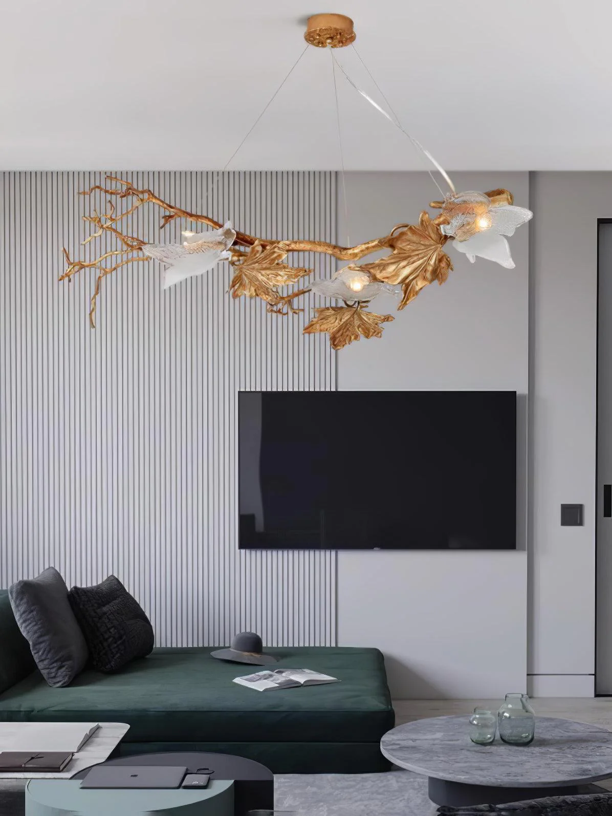 Abigail Luxury Glass Pendant Light - Image 2
