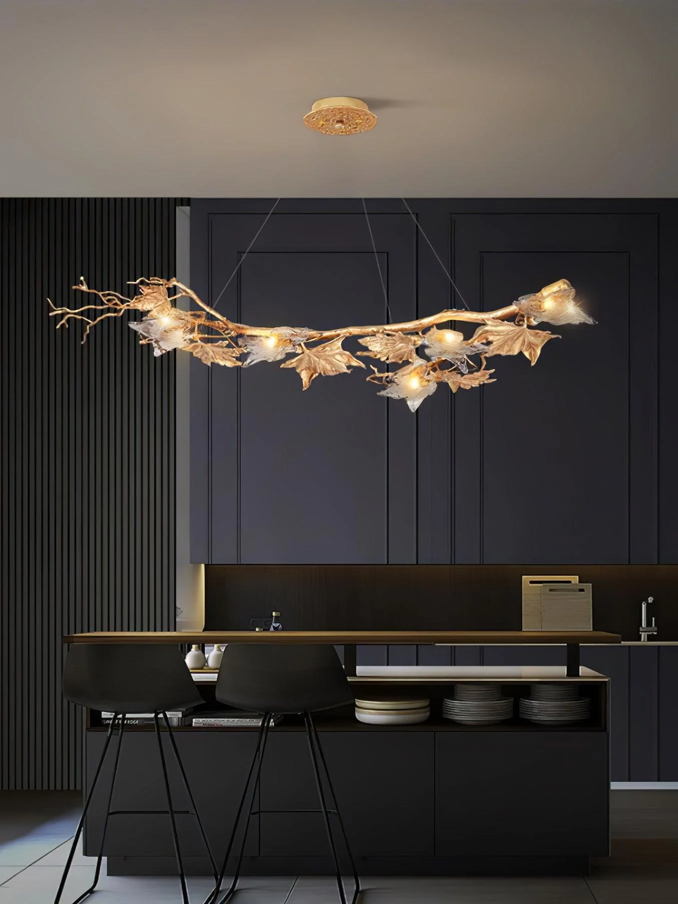 Abigail Luxury Glass Pendant Light - Image 7