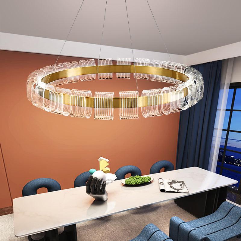 Abrahamson Modern Minimalist Luxury Bangle Chandelier - Image 14