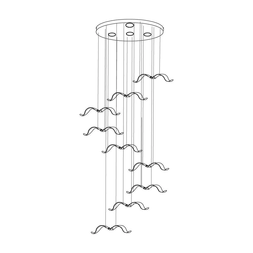 Acariel Luxury Large Seagull Glass Chandelier - Image 18