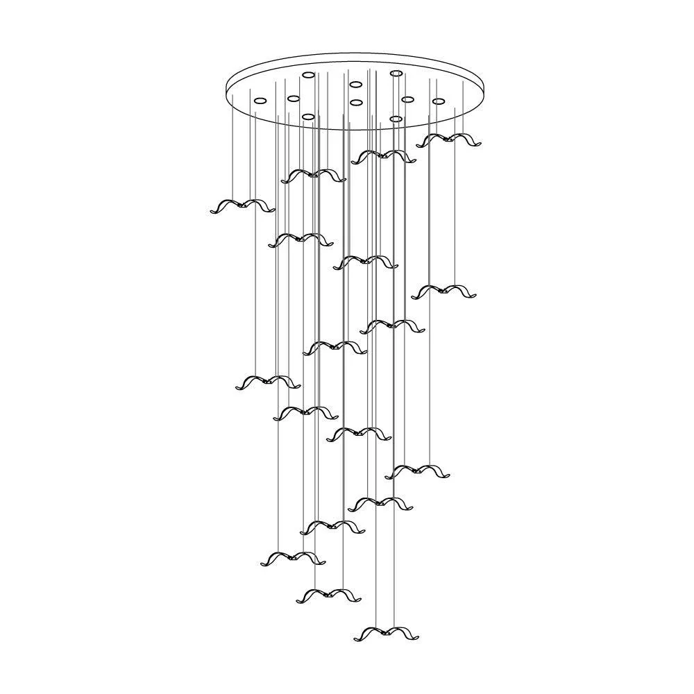 Acariel Luxury Large Seagull Glass Chandelier - Image 25