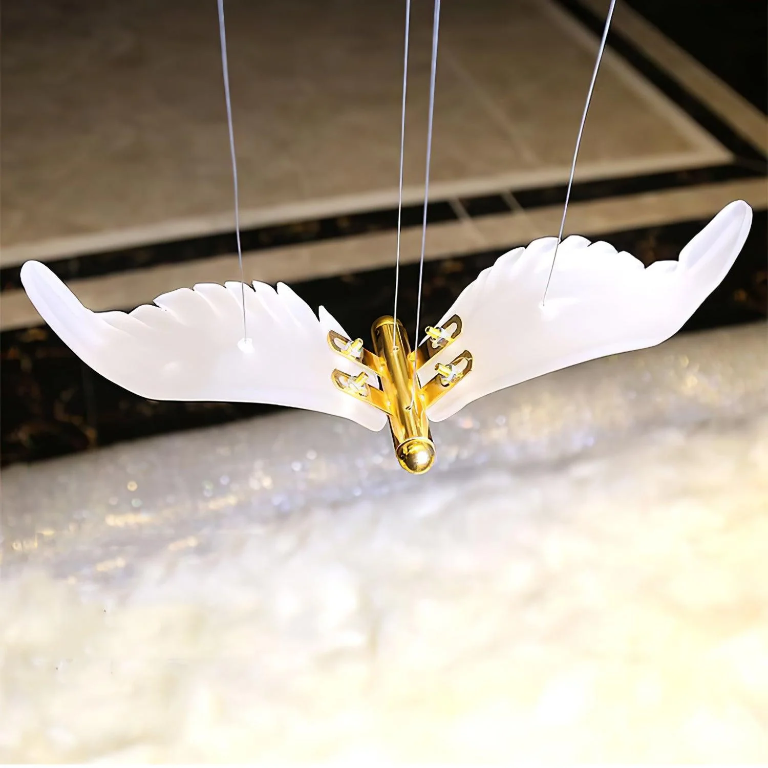Acariel Luxury Large Seagull Glass Chandelier - Image 3