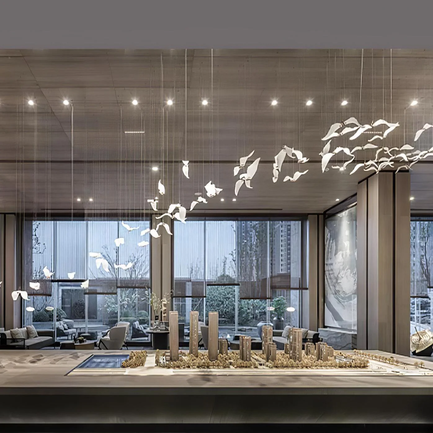 Acariel Luxury Large Seagull Glass Chandelier - Image 34