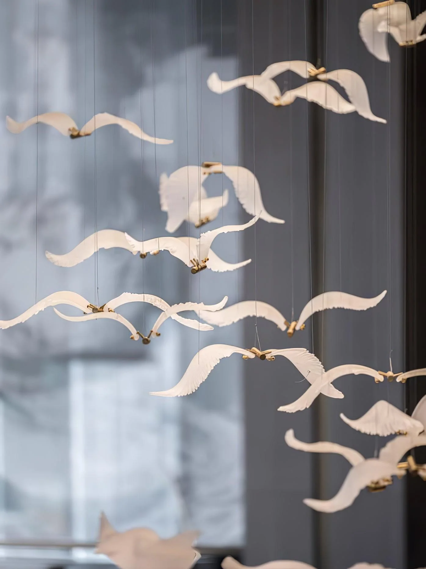 Acariel Luxury Large Seagull Glass Chandelier - Image 45