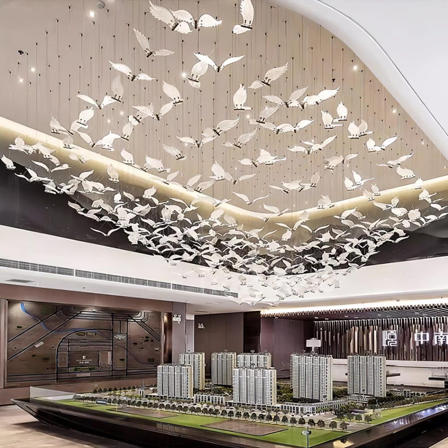 Acariel Luxury Large Seagull Glass Chandelier - Image 55