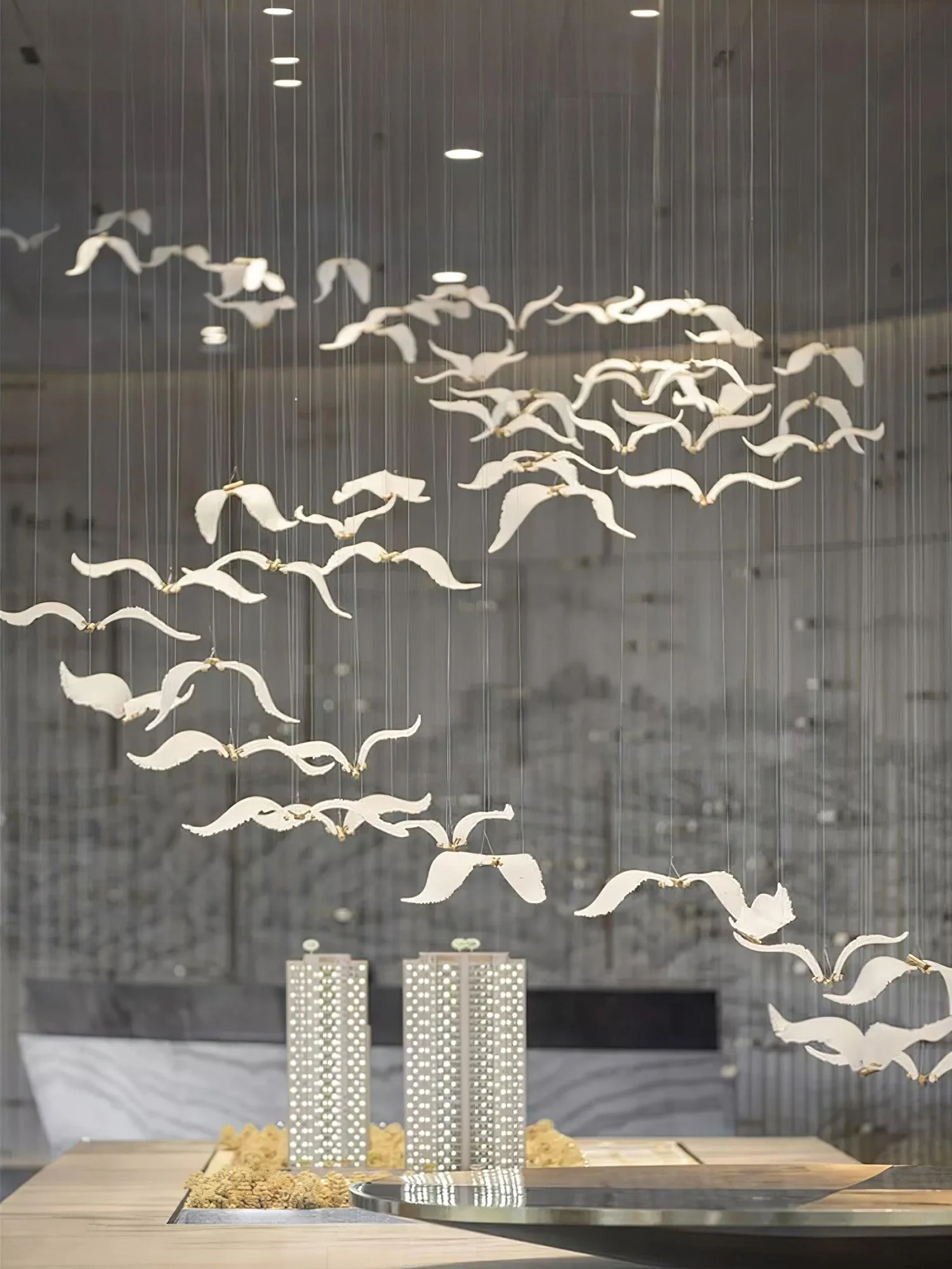Acariel Luxury Large Seagull Glass Chandelier - Image 57
