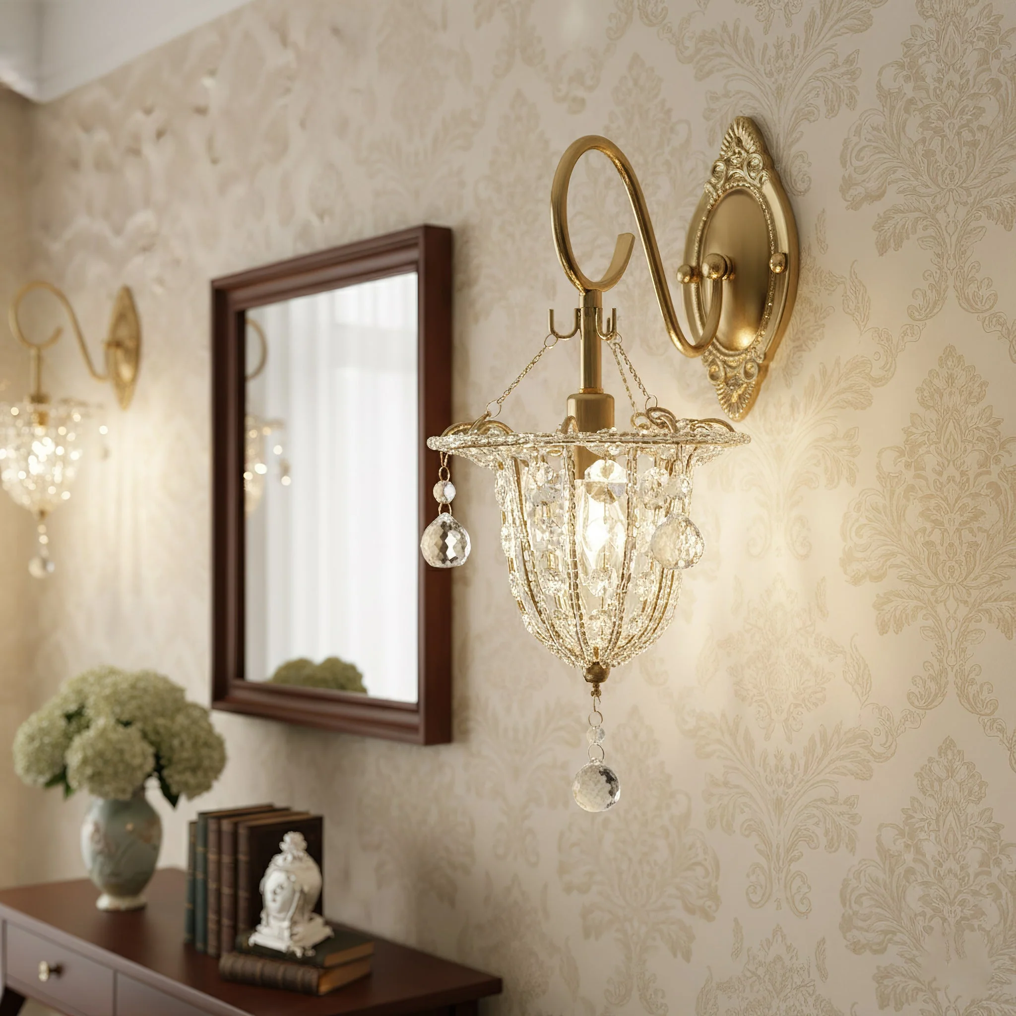 Acento Vintage Glass Wall Light - Image 2