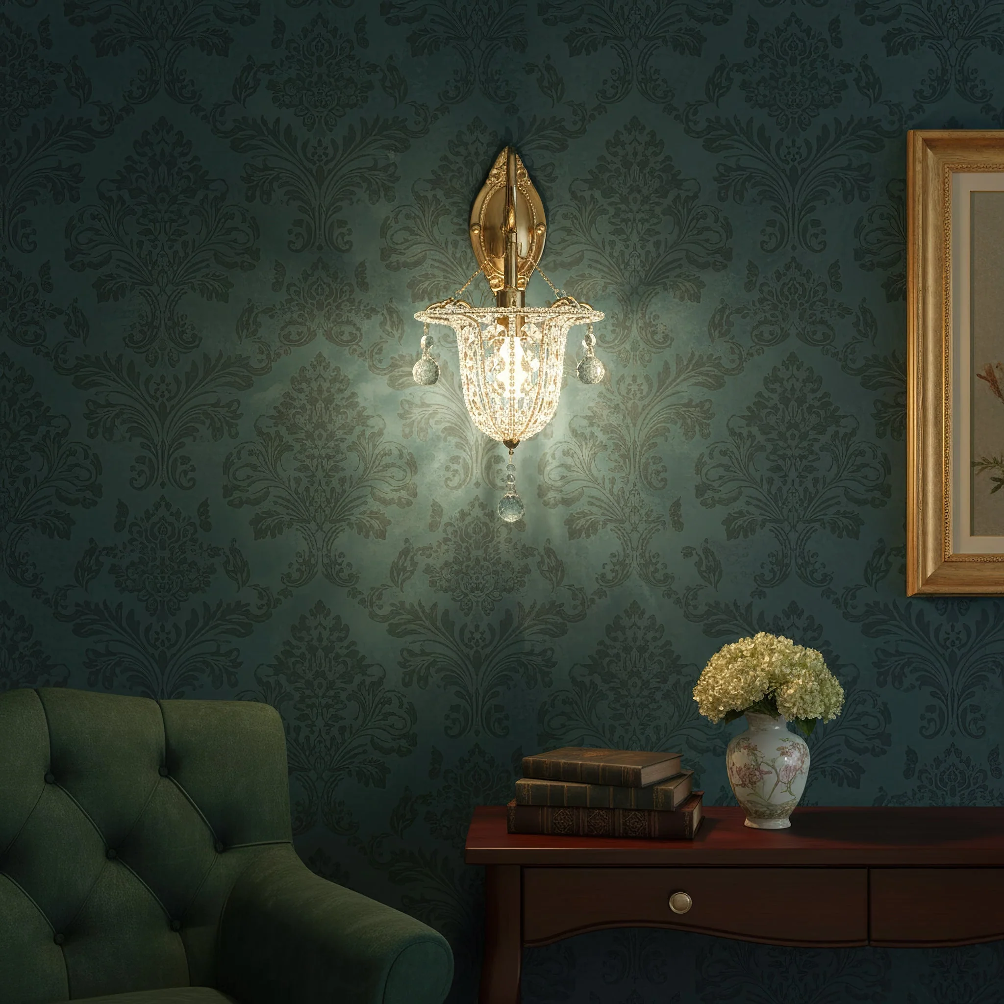 Acento Vintage Glass Wall Light - Image 6
