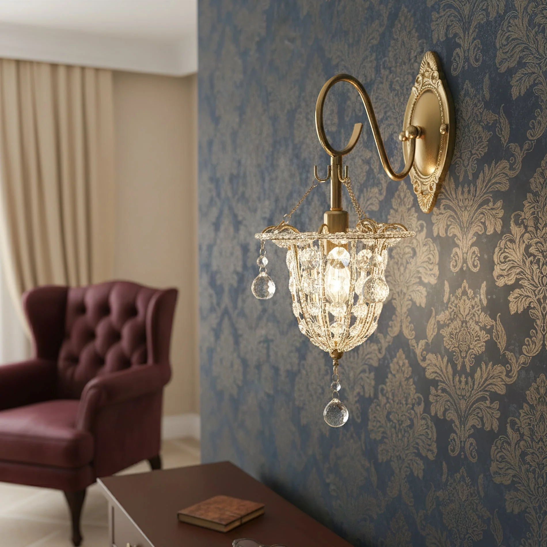 Acento Vintage Glass Wall Light - Image 7