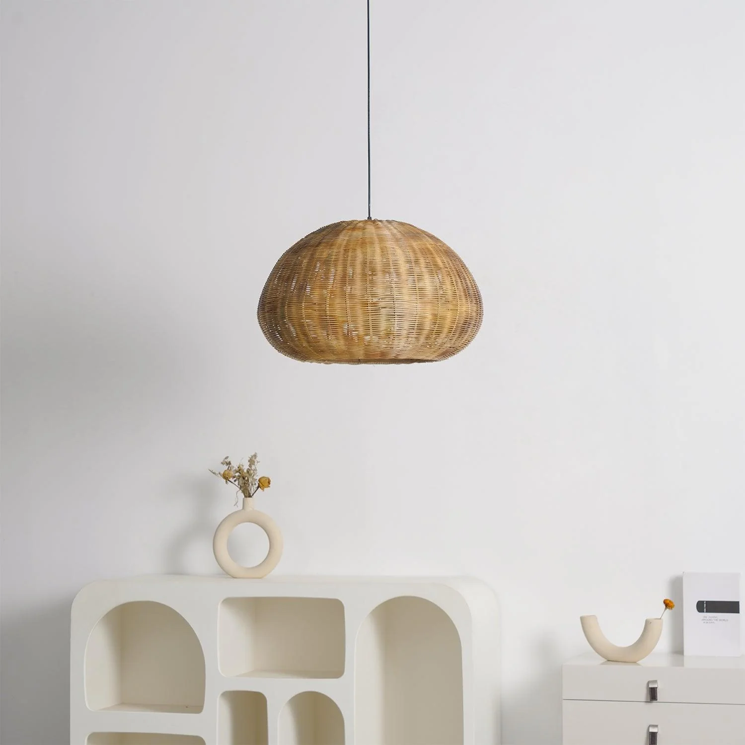 Adam Vintage Bamboo Pendant Light - Image 6