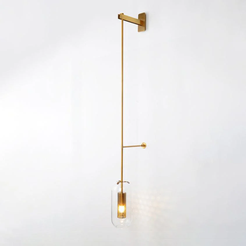 Adan Modern Minimalist Glass Wall Lamp - Image 10