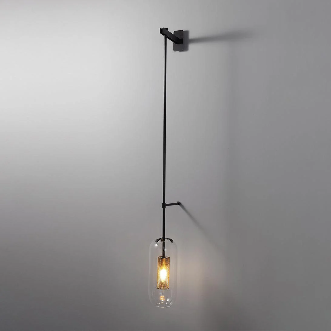 Adan Modern Minimalist Glass Wall Lamp - Image 4