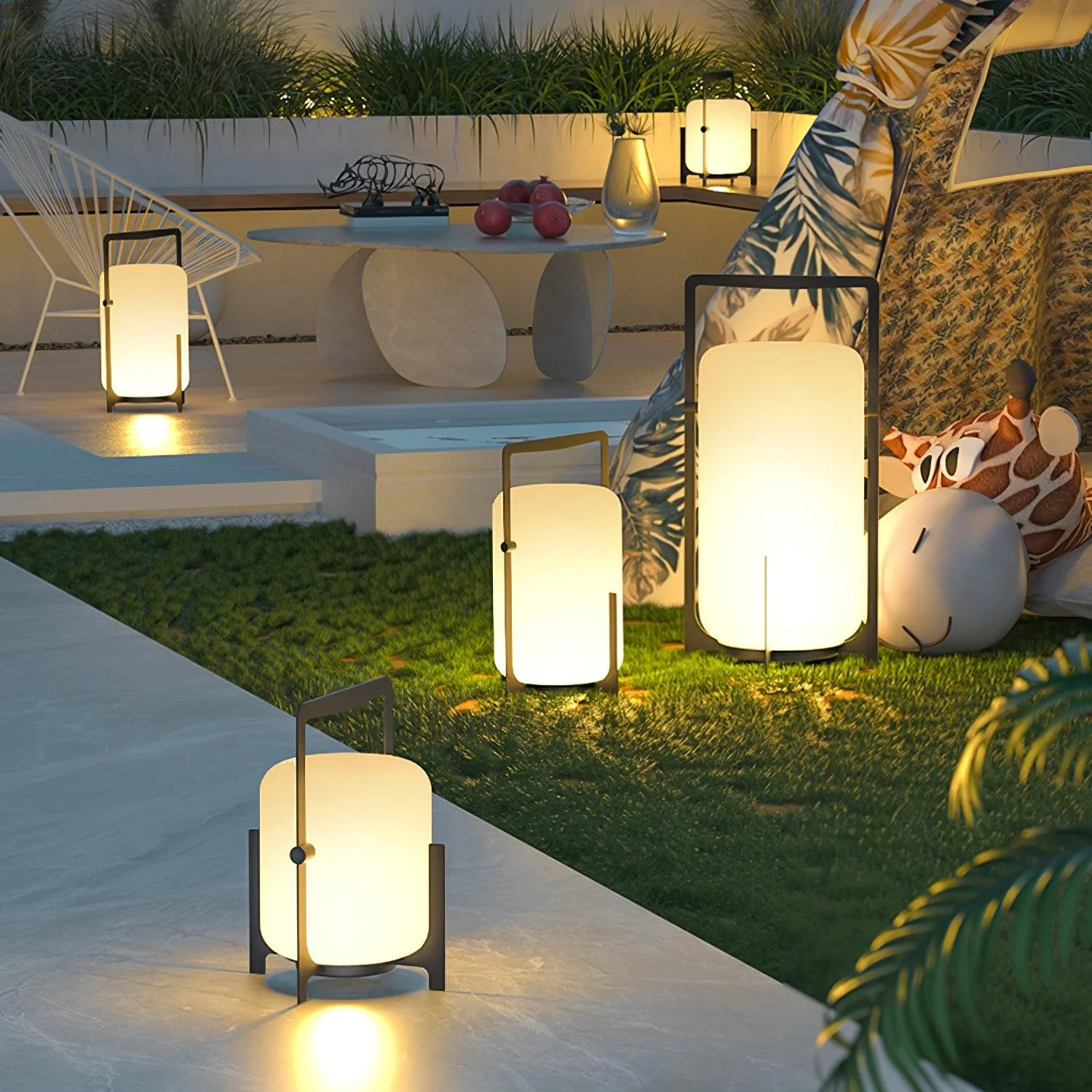 Adeline Minimalist Plastic Outdoor Light - Image 33