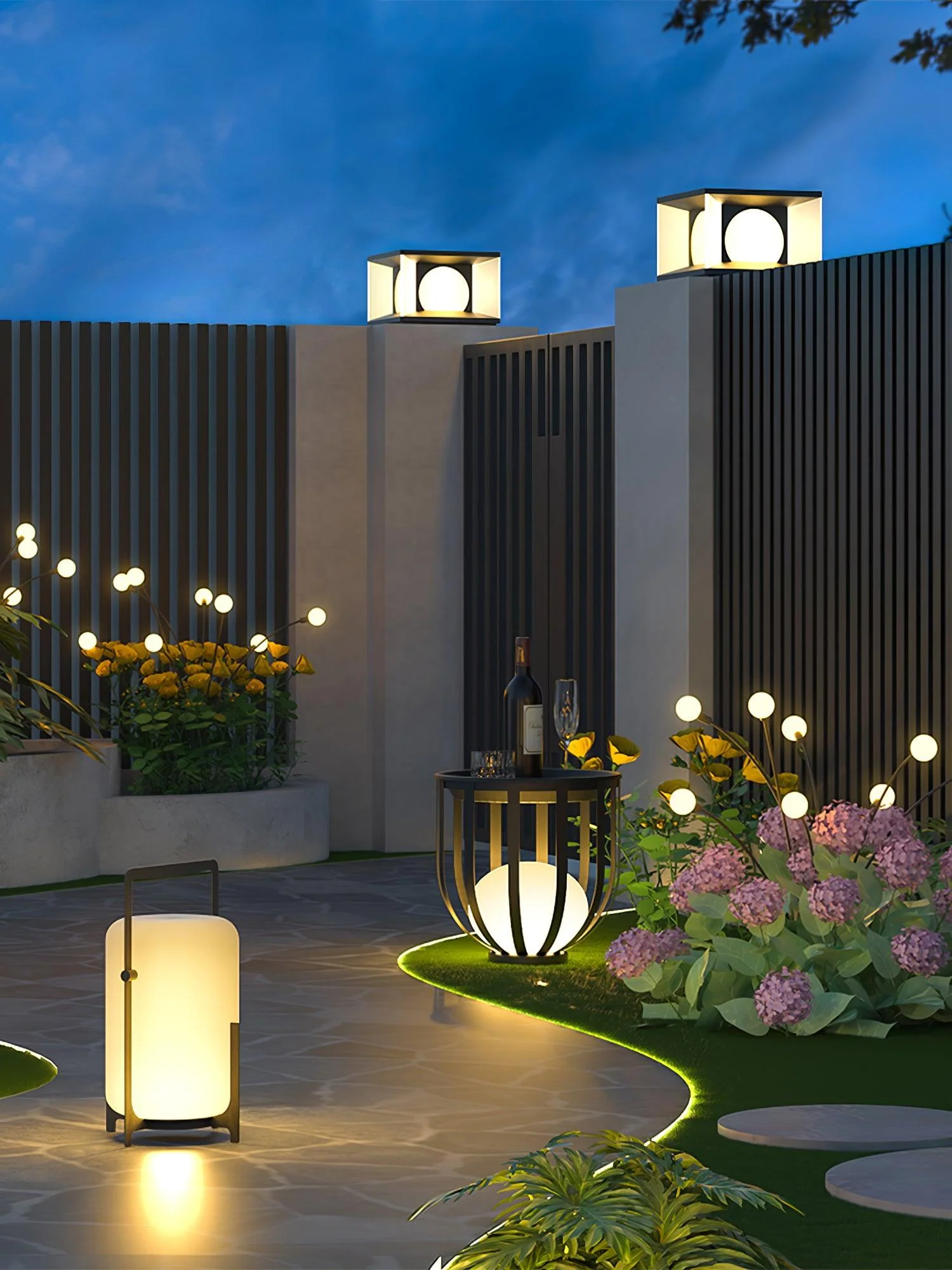 Adeline Minimalist Plastic Outdoor Light - Image 5