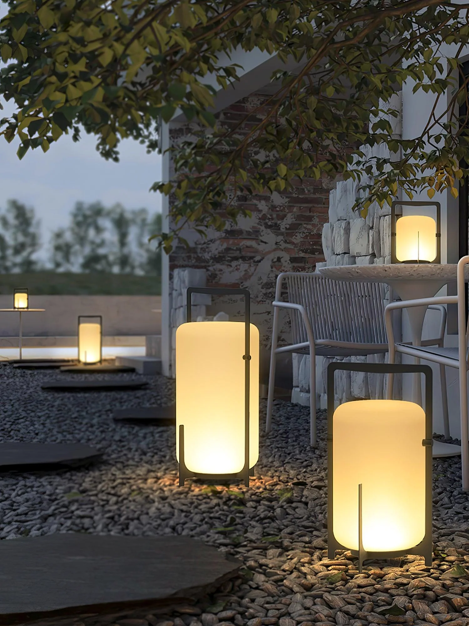 Adeline Minimalist Plastic Outdoor Light - Image 8