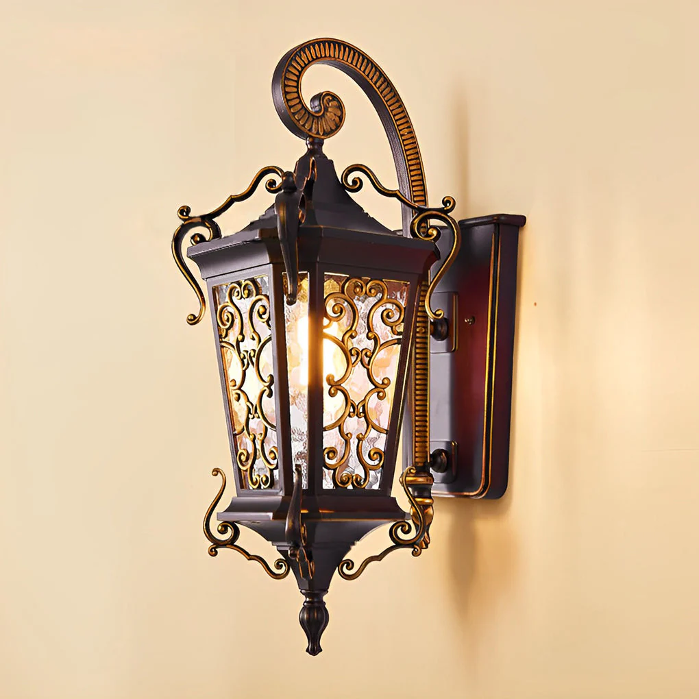 Adrnne Retro Pattern European Outdoor Wall Lamp - Image 7