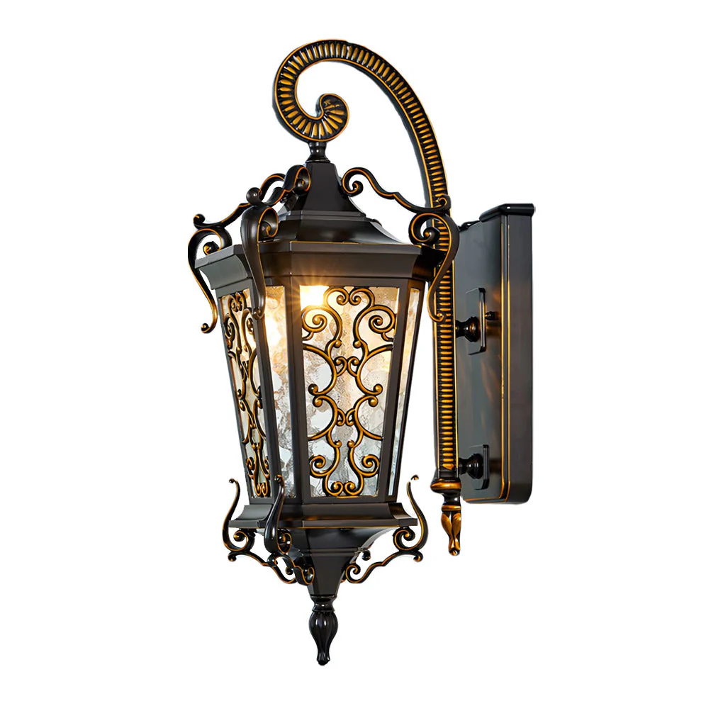 Adrnne Retro Pattern European Outdoor Wall Lamp - Image 8