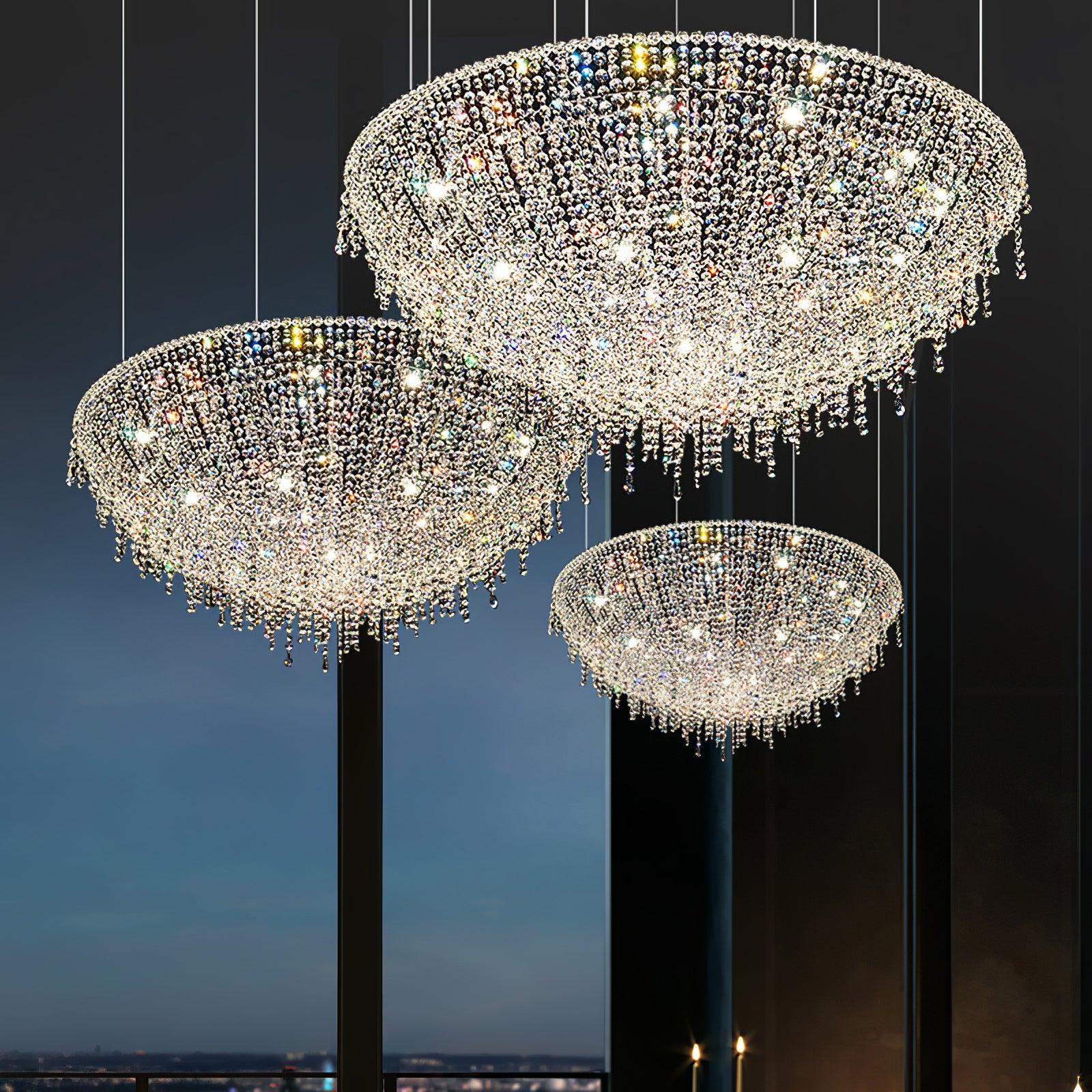 Aeliora Embellished Crystal Pendant Light - Image 11
