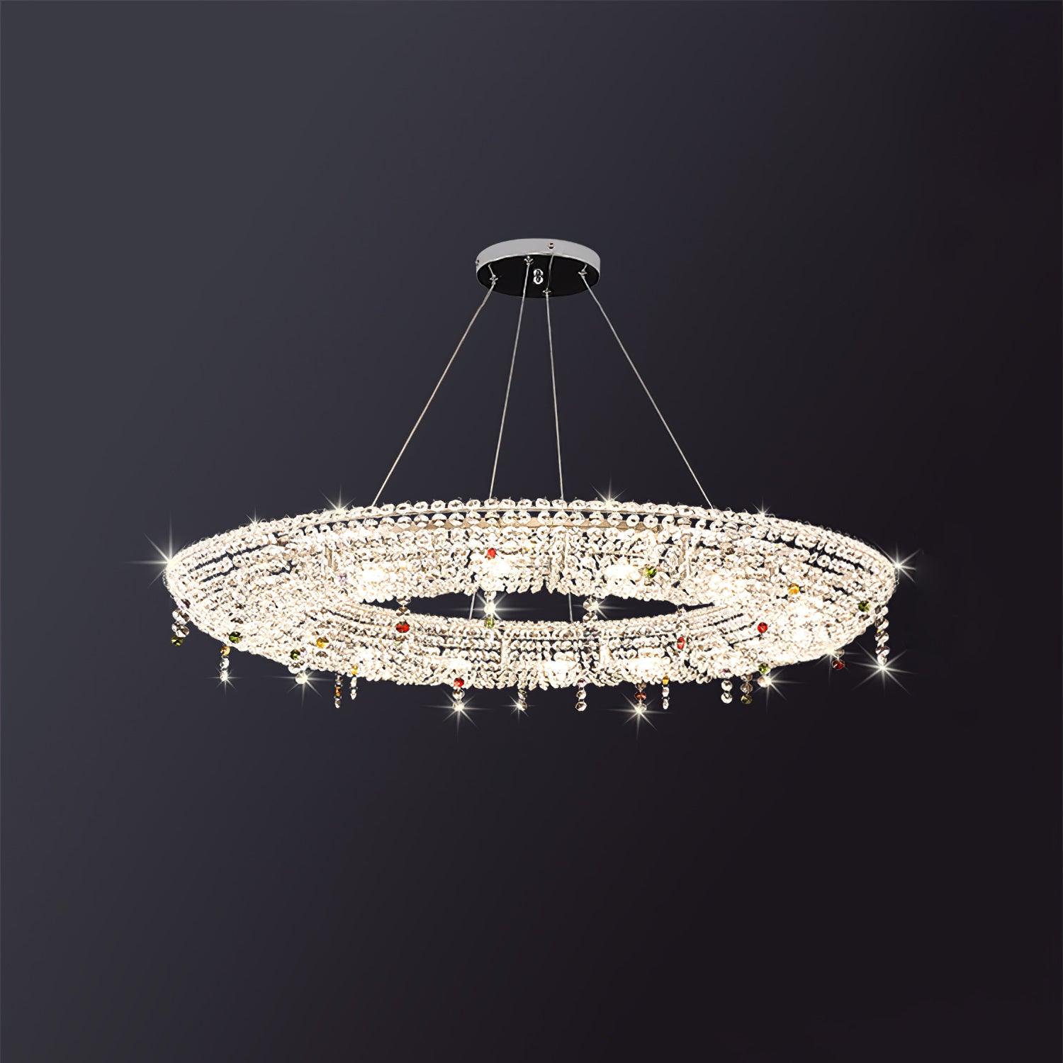 Aeliora Embellished Crystal Pendant Light - Image 12
