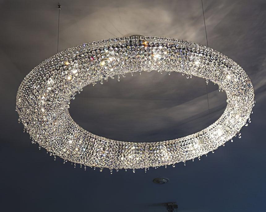 Aeliora Embellished Crystal Pendant Light - Image 13