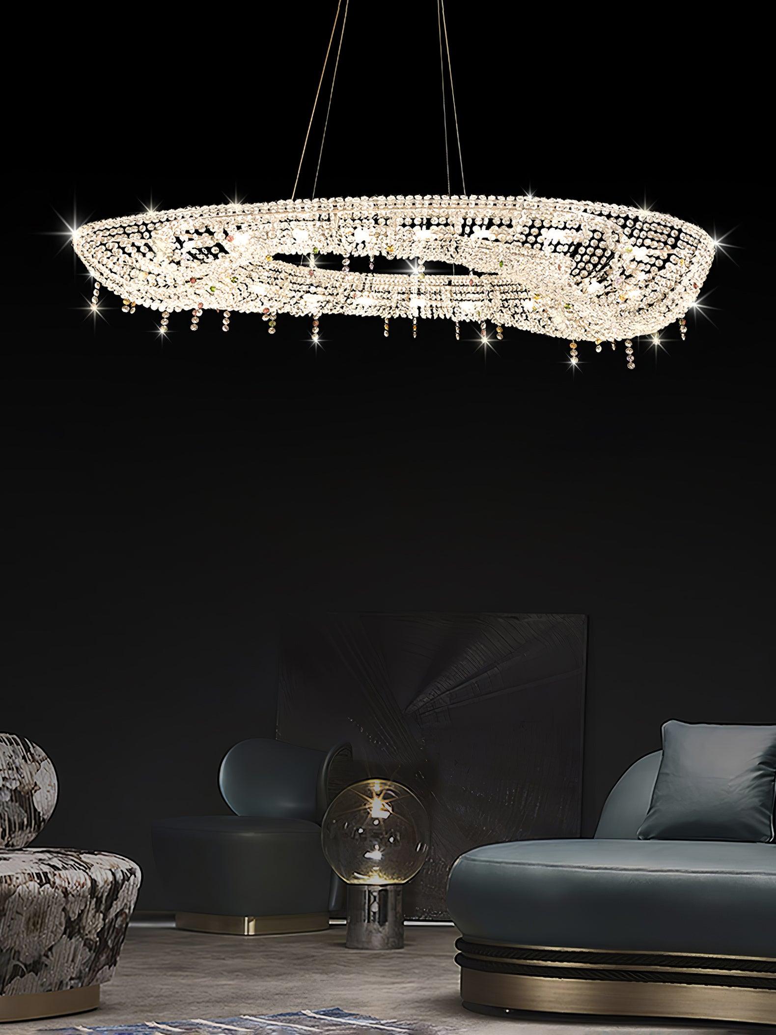 Aeliora Embellished Crystal Pendant Light - Image 14