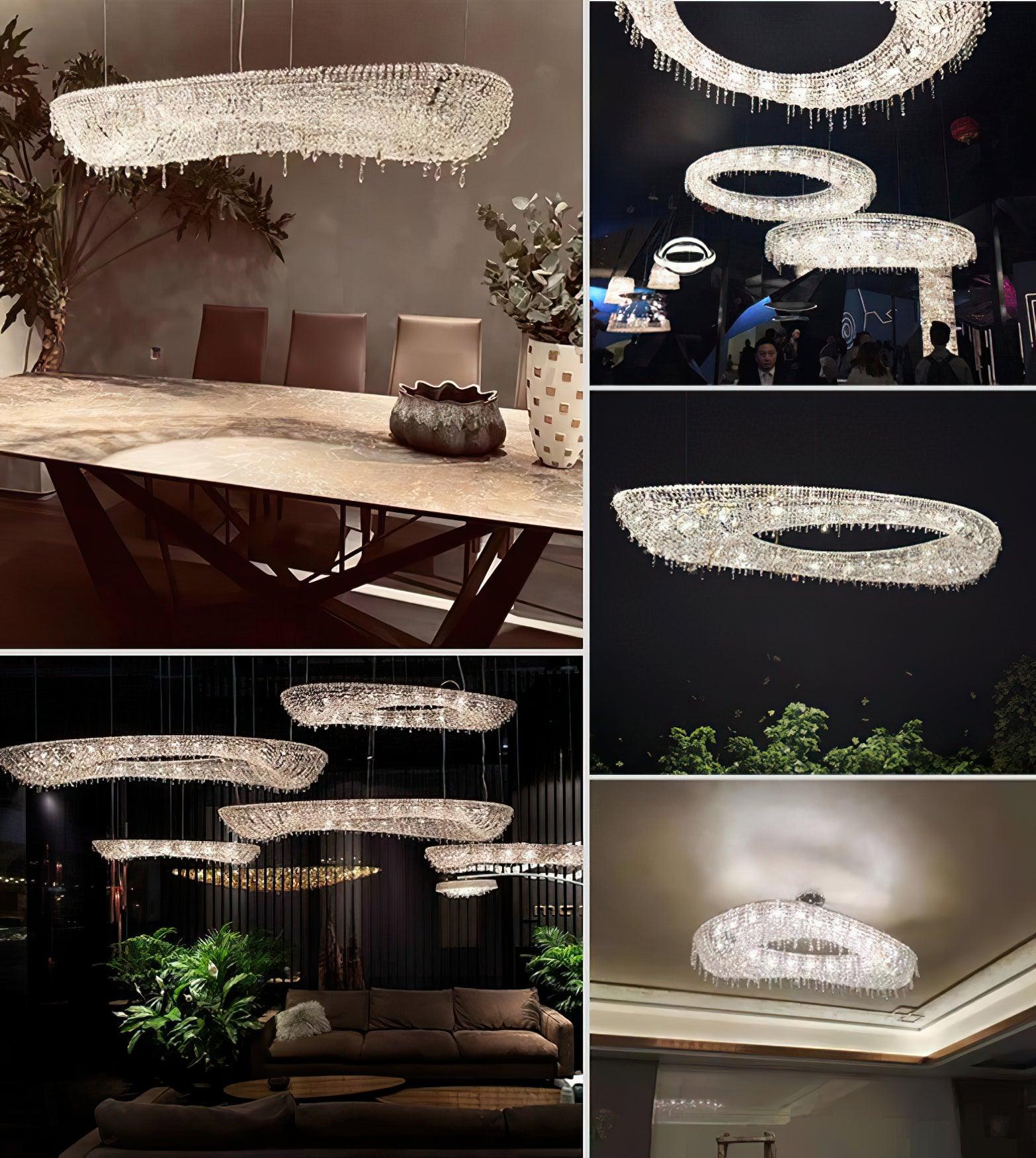 Aeliora Embellished Crystal Pendant Light - Image 24