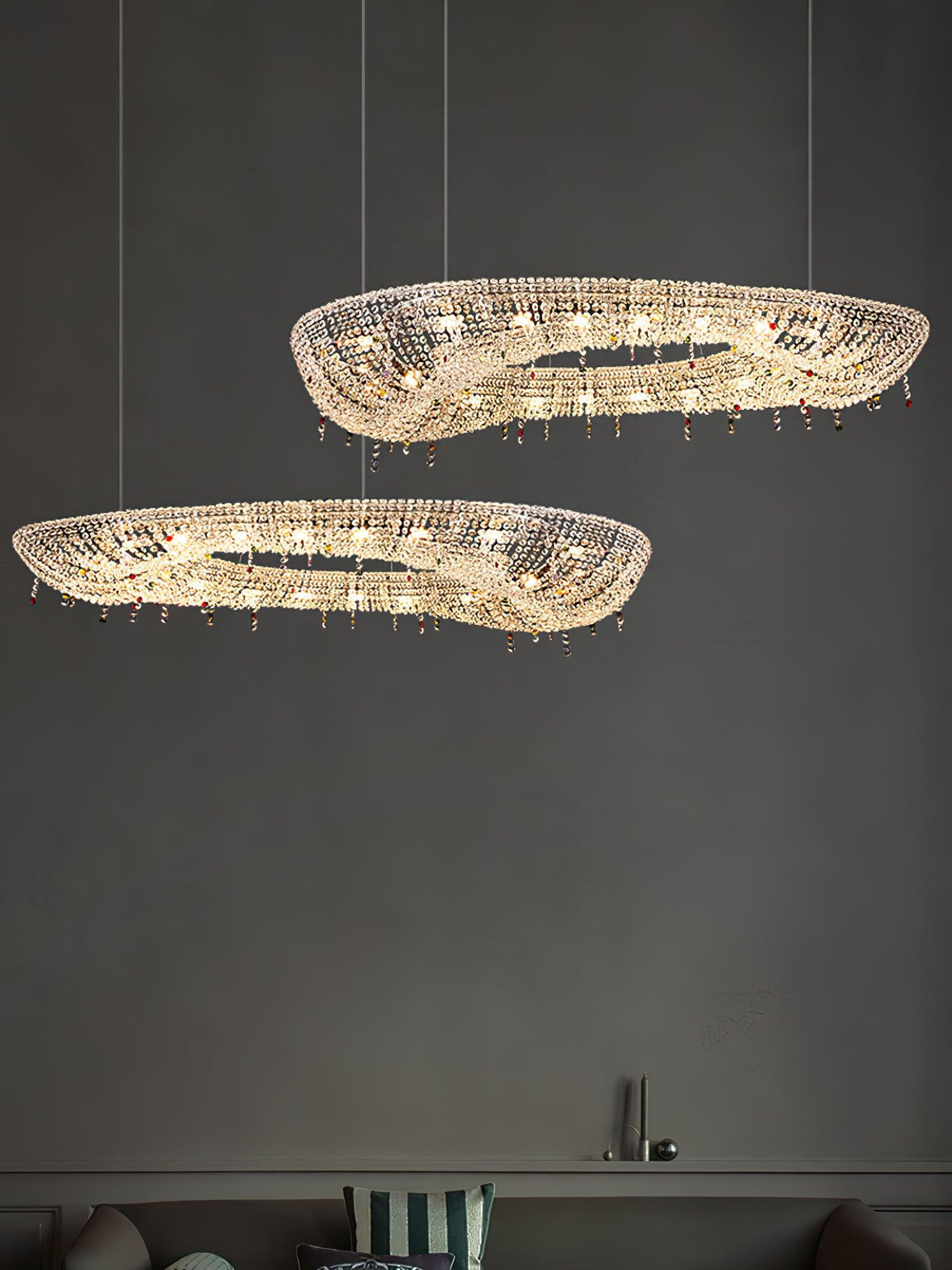 Aeliora Embellished Crystal Pendant Light - Image 25