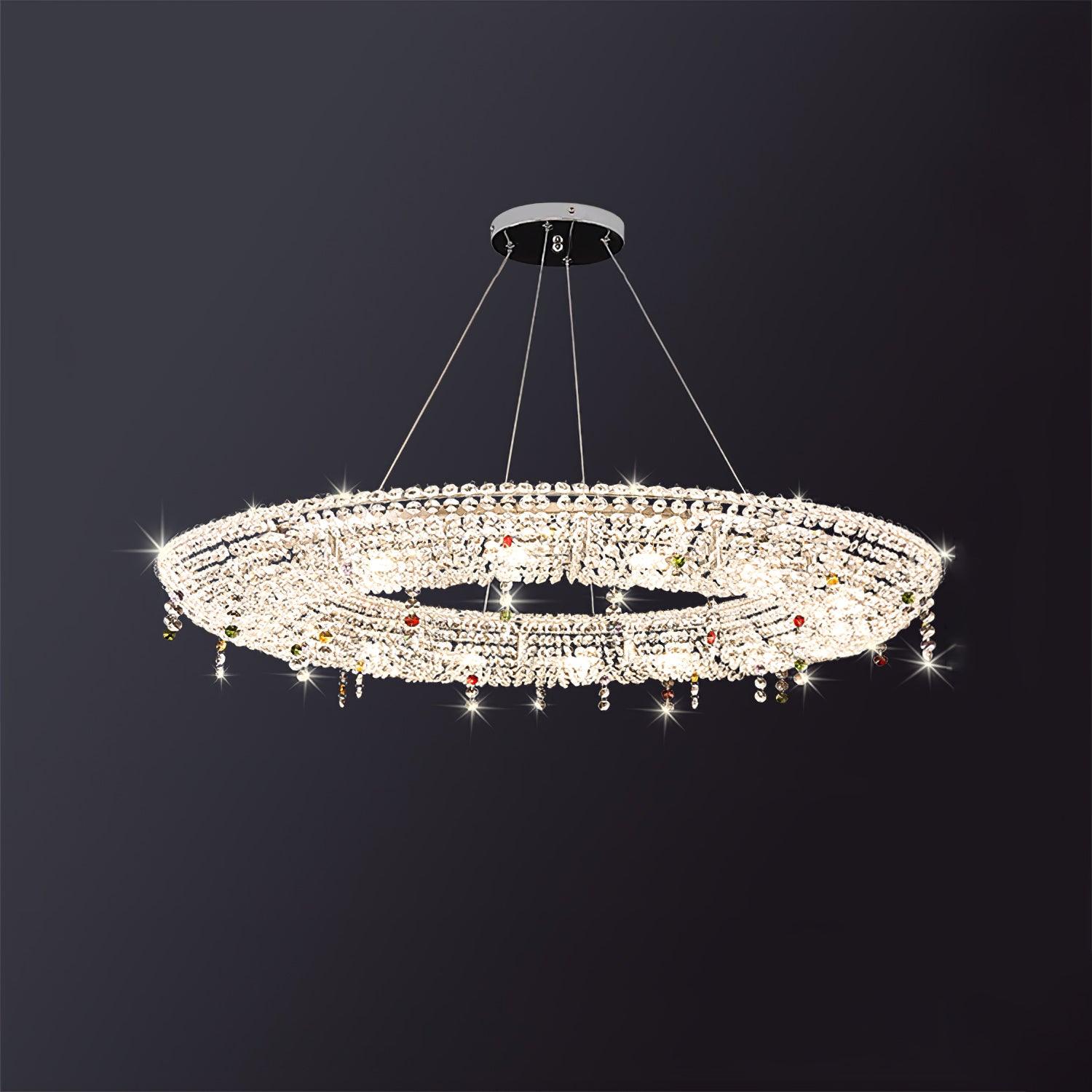 Aeliora Embellished Crystal Pendant Light - Image 3