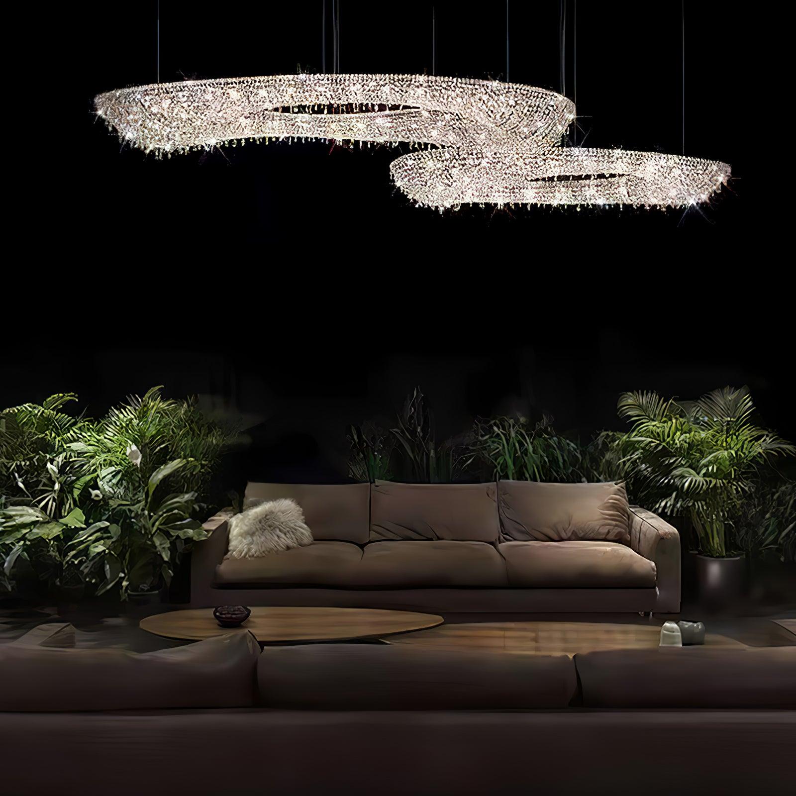 Aeliora Embellished Crystal Pendant Light - Image 34