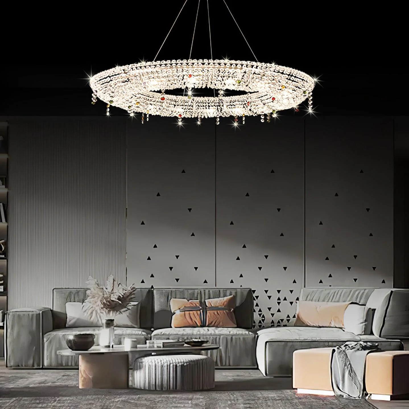 Aeliora Embellished Crystal Pendant Light - Image 39