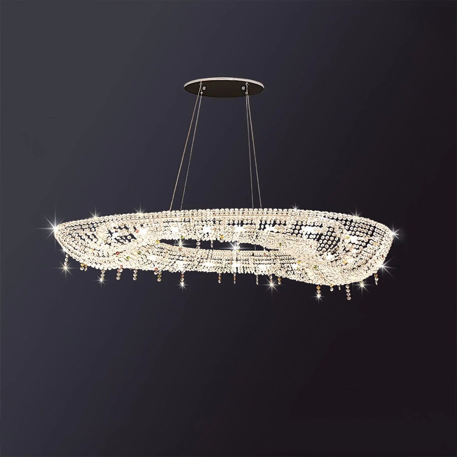 Aeliora Embellished Crystal Pendant Light - Image 9