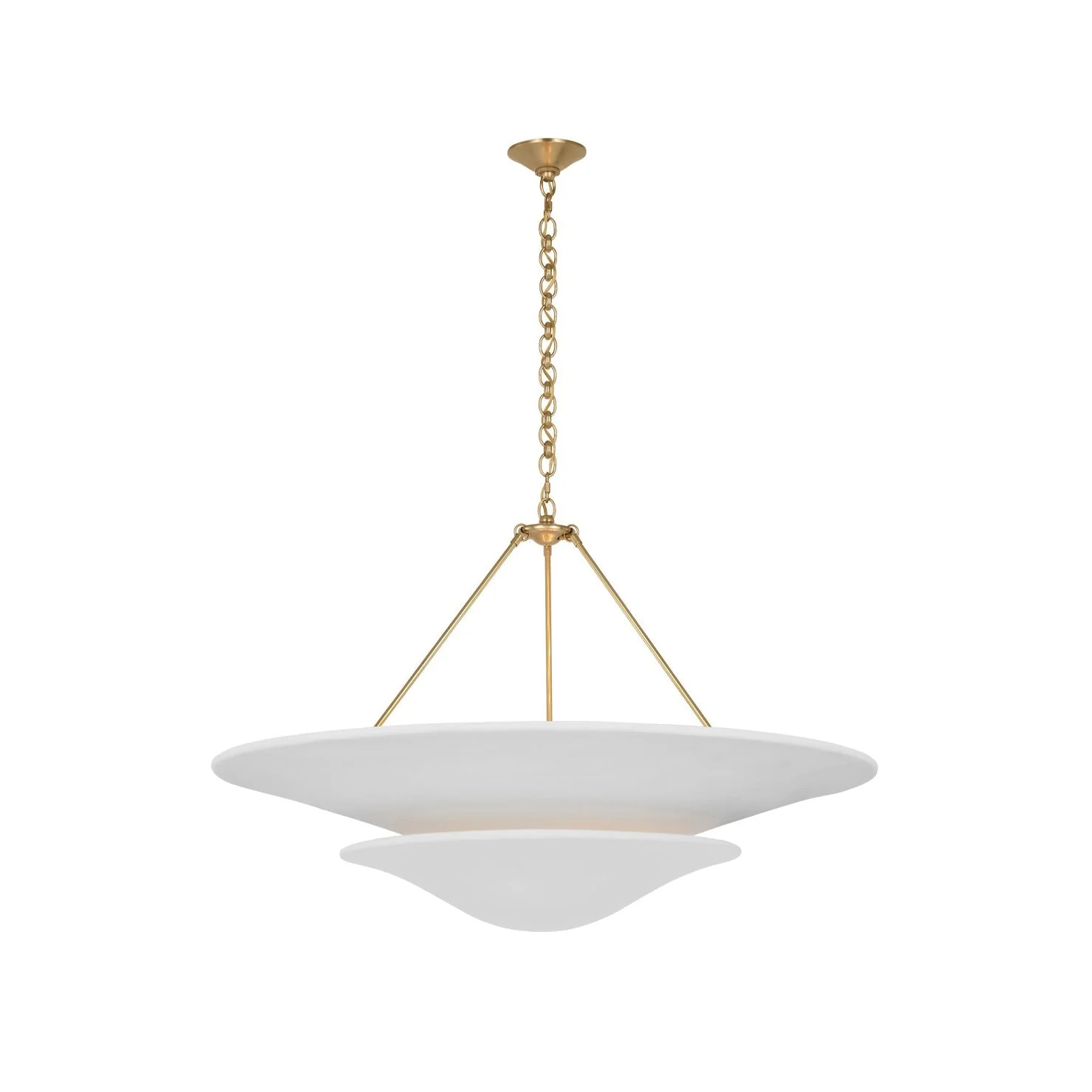 Aerin Contemporary Brass Chandelier