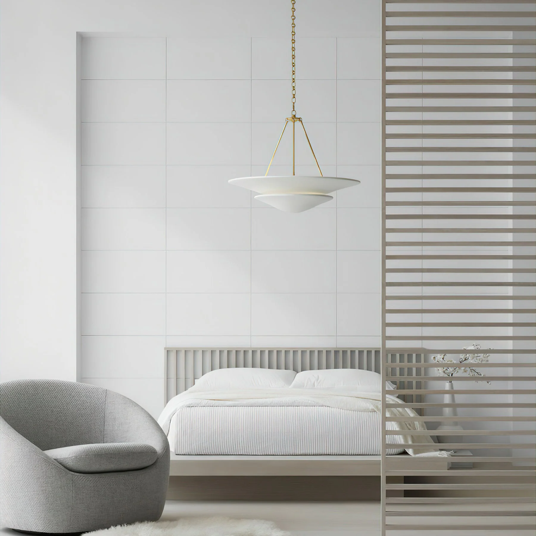 Aerin Contemporary Brass Chandelier - Image 11