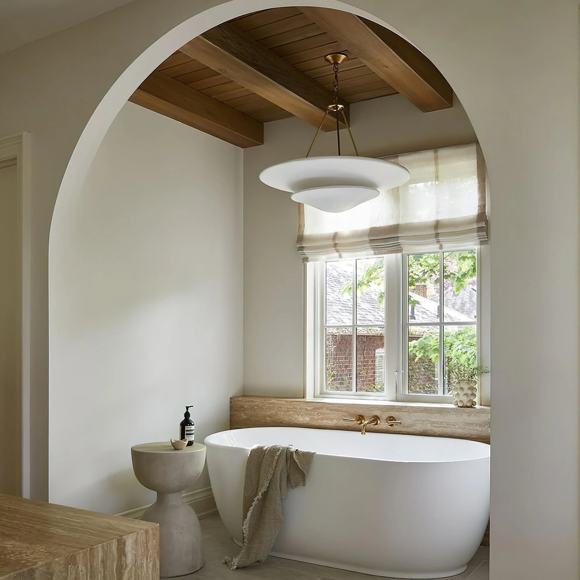 Aerin Contemporary Brass Chandelier - Image 13