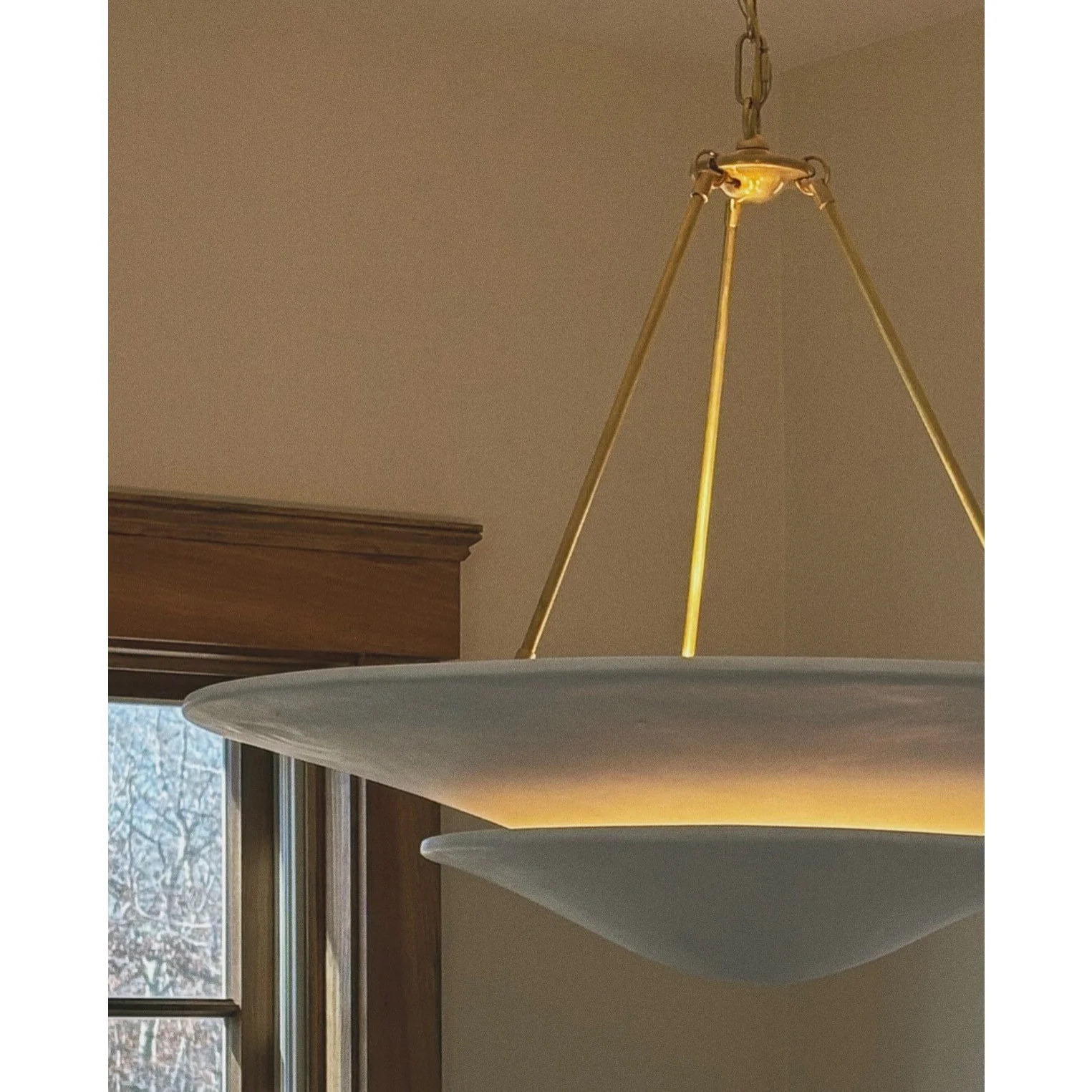 Aerin Contemporary Brass Chandelier - Image 26