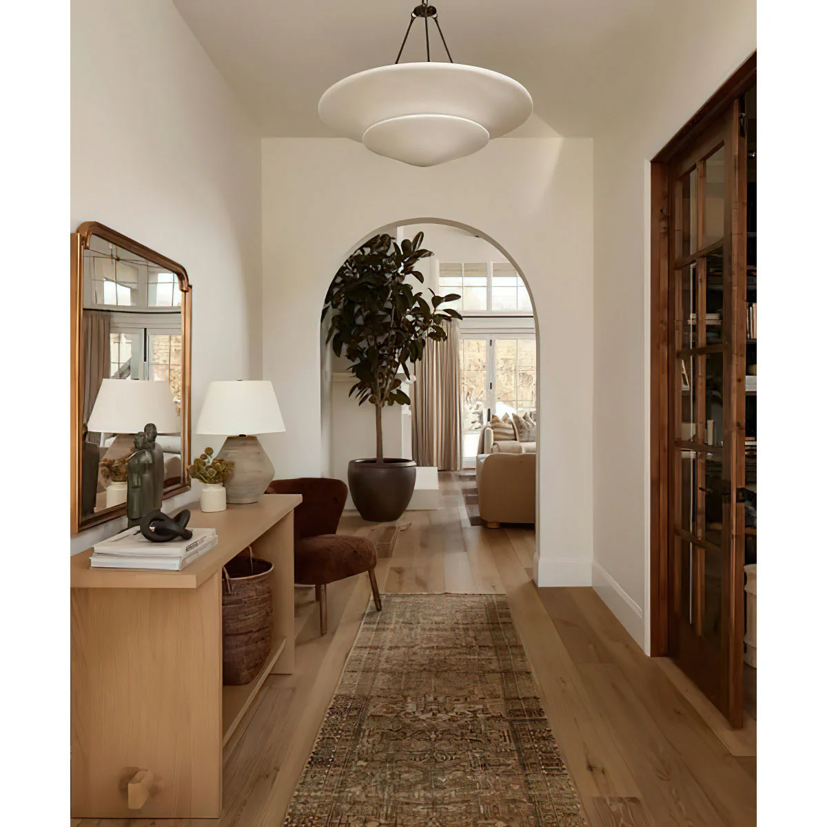 Aerin Contemporary Brass Chandelier - Image 28