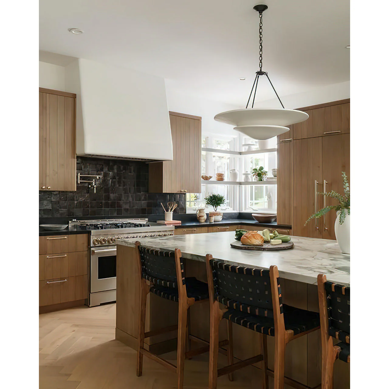 Aerin Contemporary Brass Chandelier - Image 32